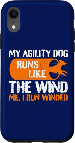 Vista 8 de iPhone 14 Dog Agility Handler - My Dog Runs - Funny Dog Agility Case