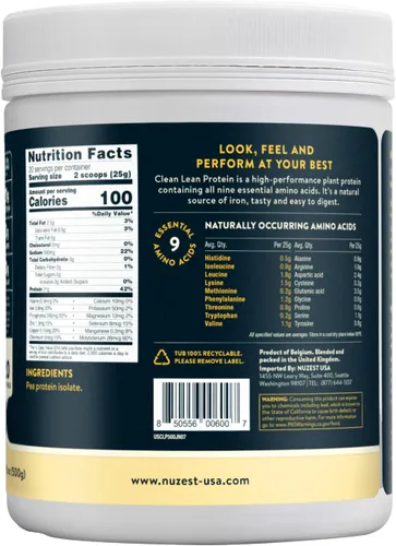 Vista 3 de Nuzest Clean Lean Proteínas, 1.1 libras, 1