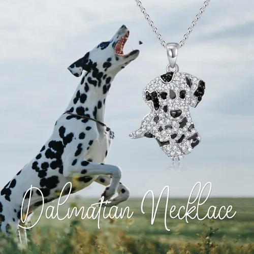 Vista 66 de Collares con colgante de perro de plata de ley S925 – 24 razas corgi/husky/labrador/pastor para mujer