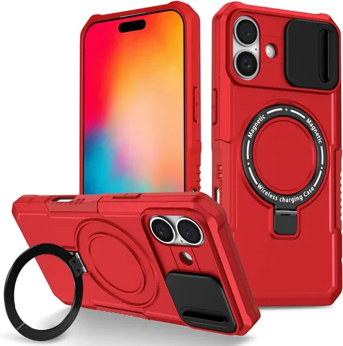 Vista 68 de Funda magnética para iPhone 11, soporte de anillo con ventana corrediza, funda protectora mate a prueba de golpes para iPhone 11 6.1, fundas