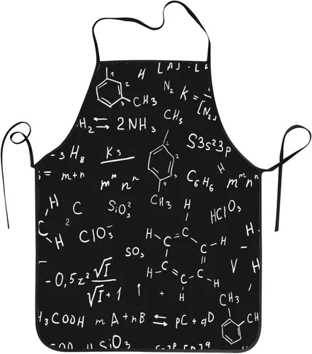 Vista 9 de Science Chemistry Equation The Lace Apron, Innovative Lace Design, And Durable Waterproof Effect Make It Very Popular Unisex