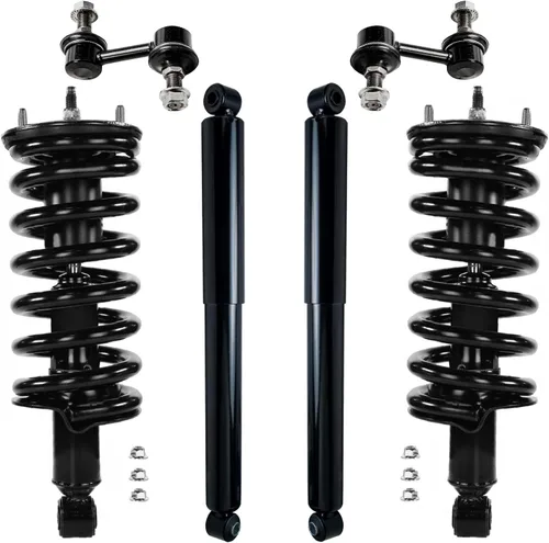 Vista 42 de Detroit Axle - Kit de puntales delanteros de 6 piezas para Ford Escape 2014-2019, 2 puntales y muelles helicoidales, 2 enlaces de barra