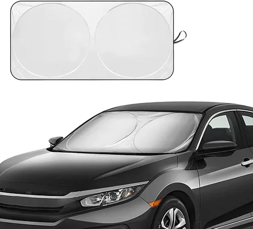Vista 9 de Car Windshield Sunshade for Honda HR-V 2023 2024 2025, Blocks UV Heat Interior Cool, Foldable Sun Shade Protector for Truck SUV, Universal Front