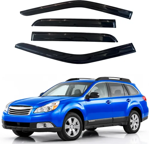 Vista 49 de Visera de ventana IG para Ford Focus Sedán y Hatchback 2012-2018, Protector de ventana lateral para lluvia y viento estilo Mugen, extra duradero
