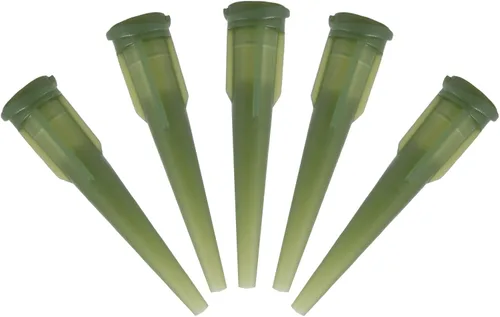 Vista 3 de TT Blunt Dispensing Needle Plastic Syringe Needle Tips 14 Gauge Olive Green