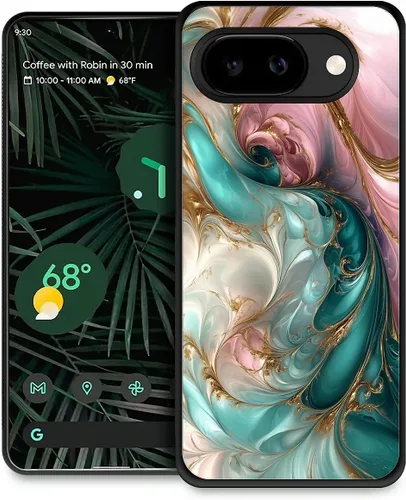 Vista 284 de Compatible con Google Pixel 4A 5G Mobile Case Creative Acrylic Back Panel Silicona Edge Case Slim Protección Especialmente para Google Pixel 4A 5G
