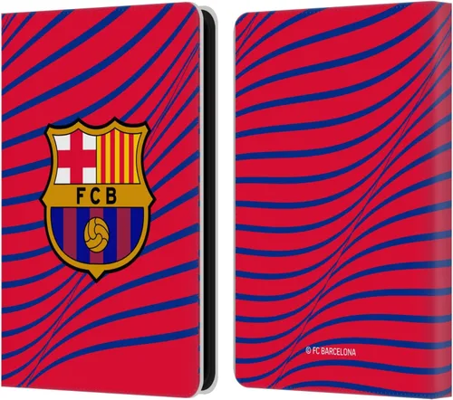 Vista 17 de Head Case Designs Funda de piel con licencia oficial del FC Barcelona Barca Crest Graphics compatible con Kindle Paperwhite 5 (2021)