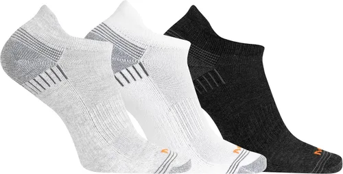 Vista 20 de Merrell Paquete de 3 calcetines de senderismo para mujer (pestaña de corte bajo/cuarto/tripulación)