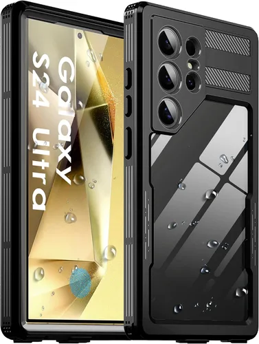Vista 12 de Funda impermeable para Samsung Galaxy S23 Ultra, con protector de pantalla integrado, a prueba de polvo, a prueba de golpes, de cuerpo completo