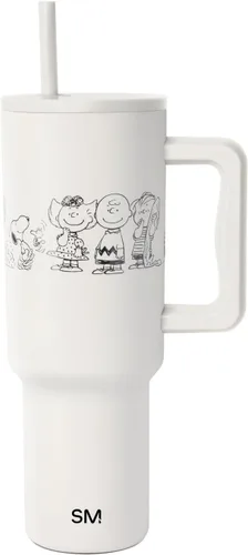 Vista 16 de Simple Modern Disney - Vaso de 40 onzas con asa y tapa con pajilla, botella de agua reutilizable aislada de acero inoxidable de viaje, regalos