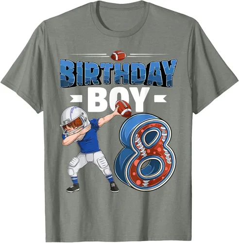 Vista 27 de Dabbing Boy - Camiseta de 8 años de fútbol americano americano, Negro, S