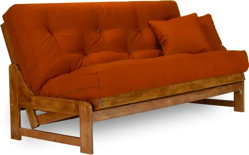 Vista 6 de Arden marco de futón de madera sólida, Madera Noble, Marrón