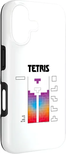 Vista 3 de Tetris Funda de arte de juego de color fundido para iPhone 17