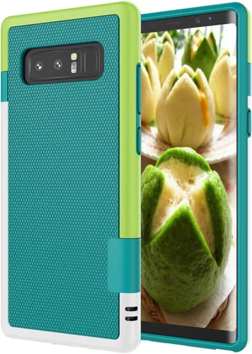 Vista 10 de Jeylly Funda para Galaxy S7, [3 colores] Slim Hybrid Impact Rugged Soft TPU Negro