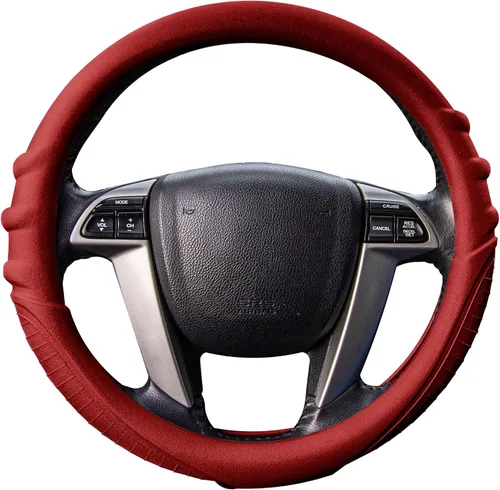 Vista 7 de Cubierta para volante FH Group, color rosa, rosado bebé