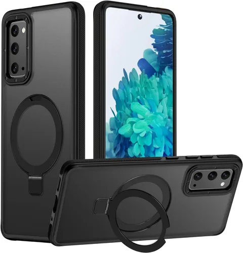 Vista 8 de Funda para Samsung Galaxy S24 Plus, soporte de anillo magnético ajustable [compatible con Magsafe], [protección a prueba de golpes de grado militar]
