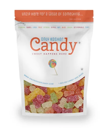 Vista 11 de Only Kosher Candy - Dulces de Gomita a Granel Sabor Cerezas Gemelas, Certificado Kosher, Paquete de 2 Libras