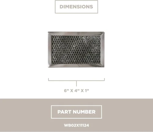 Vista 5 de GE Appliances WB02X11124 Filtro de carbón para microondas