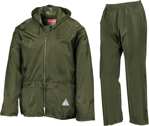 Vista 9 de Result Traje para lluvia impermeable peso pesado para hombre (traje de campera y pantalón)