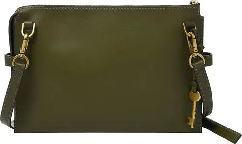 Vista 3 de Fossil Bolso bandolera Kier de piel vegana de cactus para mujer