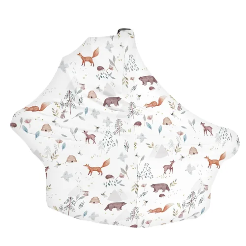 Vista 4 de Funda de lactancia para recién nacido, multiuso, para cochecito de bebé, unisex, para bebé, niño y niña (animal 2)