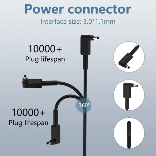 Vista 12 de Cargador de portátil de 65 W 0.1x0.04 in para Acer Aspire 5 3 1 N23C3 N23H3