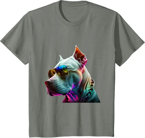 Vista 86 de Dogo Argentino Dogs Dogo Argentinos Camiseta, Negro