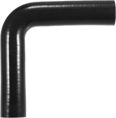 Vista 5 de X AUTOHAUX 1.102 in 1.10 "ID 90 grados codo silicona reductor manguera curva Turbo agua intercooler negro Elbow pipe bend, Turbo water intercooler