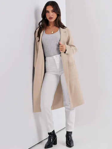 Vista 8 de ANRABESS Cárdigan tipo cárdigan para mujer, chaqueta de punto grueso con frente abierto, chaqueta de gran tamaño, abrigo largo para otoño e invierno