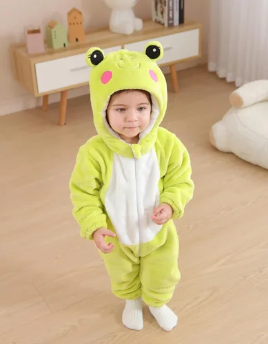 Vista 4 de CuteOn Toddler Onesie Halloween Baby Costumes Romper 3M-4Y Verde