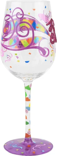 Vista 4 de TOP SHELF Copa de vino de cumpleaños 30-ish - Ideas de regalos únicas para los amantes del vino