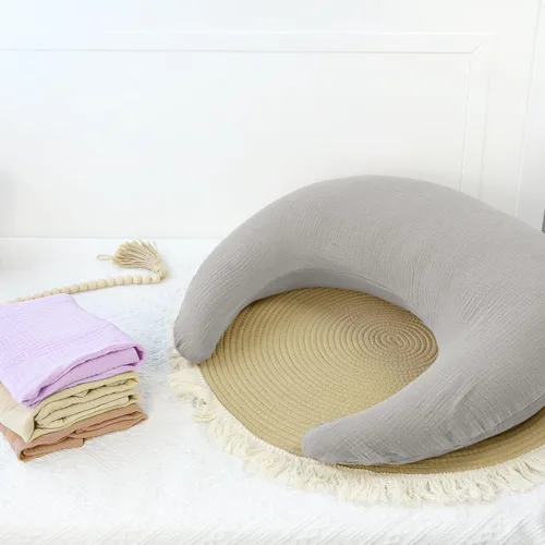 Vista 3 de SWESEN Funda de almohada de lactancia, funda extraíble suave para almohadas de lactancia, funda de almohada para bebés niños y niñas, cómoda