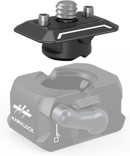 Vista 10 de SMALLRIG Placa de liberación rápida HawkLock Mini Adaptador de montaje de cámara de liberación rápida con tornillo de 1/4 pulgadas, para abrazadera