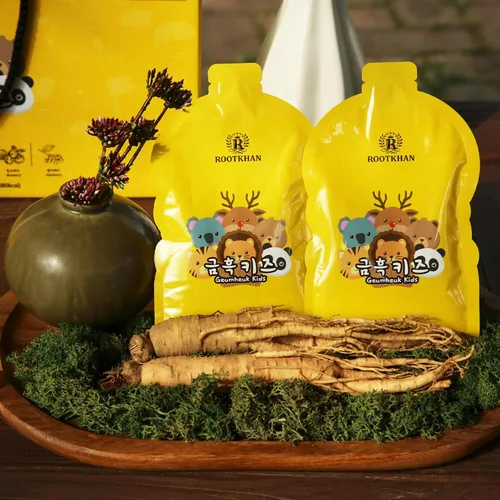Vista 4 de GeumHeuk Ginseng negro coreano para niños, vitaminas, multivitamínicos, apoyo al sistema inmunológico, enfoque, rendimiento mental de 1.7 fl oz x 30