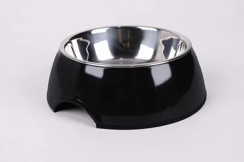Vista 3 de Tazones universales para mascotas de acero inoxidable para perros y gatos, cuencos universales para agua y alimentos para mascotas, 4 tamaños y 5