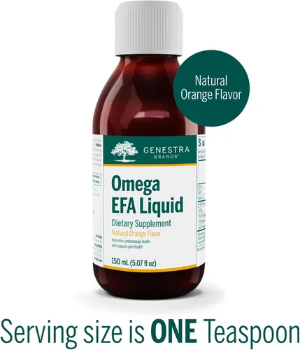 Vista 6 de Genestra Brands Omega EFA Liquid Apoya la salud articular y cardiovascular 5.1 onzas líquidas