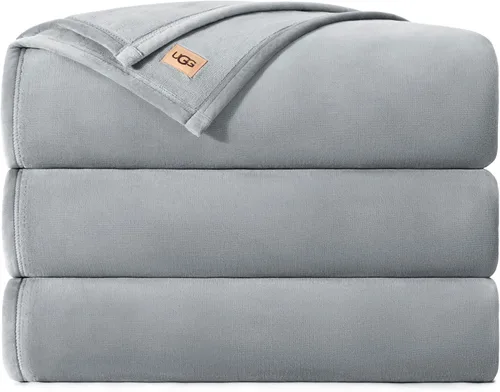 Vista 33 de UGG Coco - Manta acogedora para sofá y cama, 50 x 70 pulgadas, color negro (tinta)