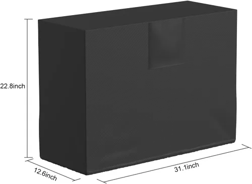 Vista 2 de Cubiertas de Mini Aire Acondicionado Split para Unidades Exteriores, Cubierta Impermeable de Condensador A/C Mini AC Protector de Compresor Exterior