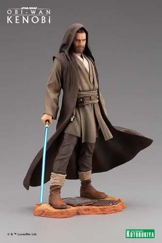 Vista 11 de ARTFX SW201 Star Wars OBI-Wan Kenobi - Figura de montaje simple prepintada de PVC a escala 1/7