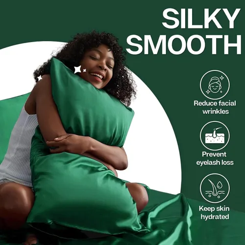 Vista 17 de MR&HM - Funda de almohada de satén