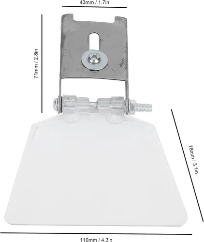Vista 4 de Accesorios para amoladora de banco pequeño, cubierta de escudo para amoladora de banco, 2 unidades, amoladora de banca, protector de ojos, amoladora