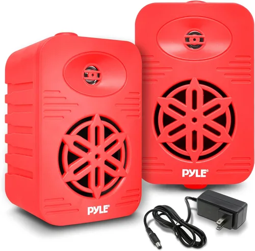 Vista 16 de Pyle USA - Par de altavoces Bluetooth para interiores y exteriores, sistema de altavoces de rango completo de 2 vías de 300 W, doble impermeable, 4