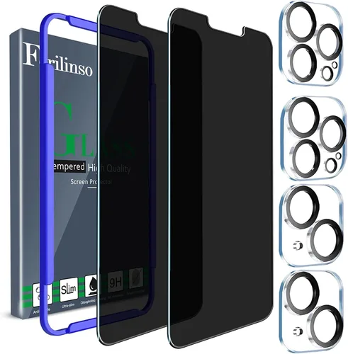 Vista 15 de Ferilinso Screen Protector for Samsung Galaxy Z Fold 8, Tempered Glass Back 3 Pack, 9H+ Hardness, Military-Grade Shatterproof, Case Friendly, Easy