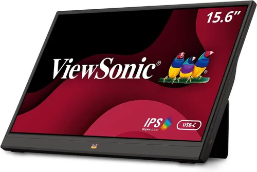 Vista 7 de ViewSonic VA1655 Monitor IPS portátil de 15.6 pulgadas 1080p con ergonomía móvil, USB-C y HDMI para el hogar y la oficina (renovado)