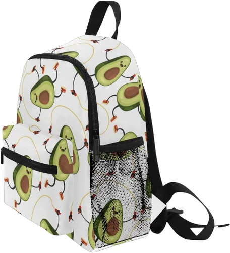Vista 3 de Tarity Cute Avocado Toddler Backpack Kids Preschool Nursery Kindergarten School Bag Children Travel Bag Bookbags Daypack For Boys Girls