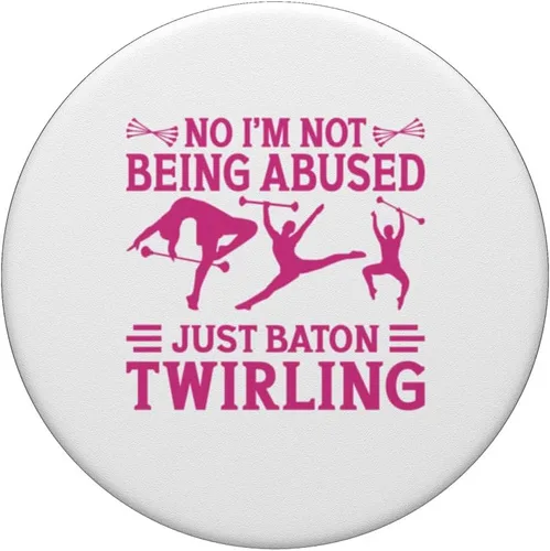 Vista 3 de Baton Twirling - Just Baton Twirling PopSockets intercambiables PopGrip