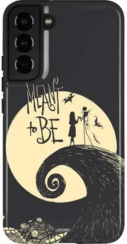 Vista 10 de Skinit Pro Phone Case Compatible with Galaxy S22 Plus - Officially Licensed Disney The Nightmare Before Christmas Jack on Spiral Hill Art Design