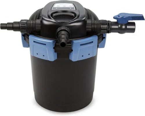Vista 2 de Aquascape 95053 UltraKlean 2000 Galónes Filtro Biológico de Presión con Clarificador UV Esterilizador de 14 Vatios para Característica de Agua