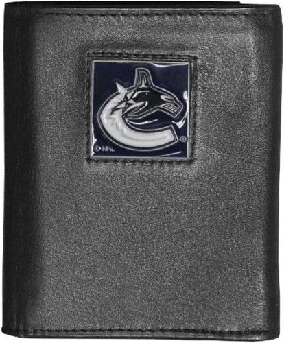 Vista 11 de Siskiyou Sports NHL Executive Cartera de cuero genuino de tres pliegues