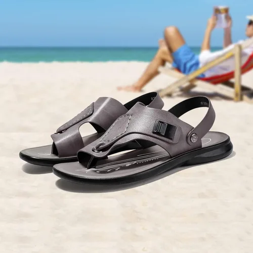 Vista 7 de Husmeu Sandalias deportivas para hombre, sandalias deportivas de verano, sandalias de playa para senderismo, sandalias al aire libre